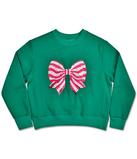 Bows Sequins Sweatshirt
