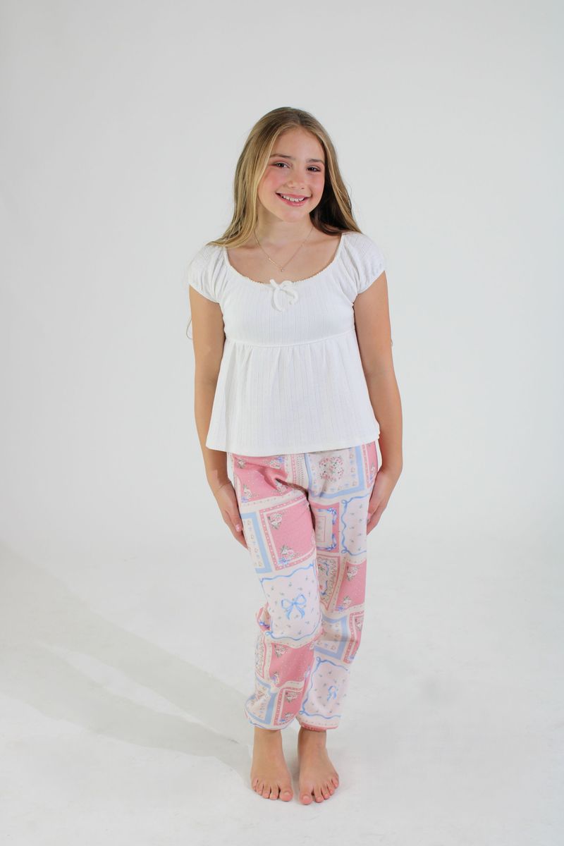 Floral Tile Print Sweatpants