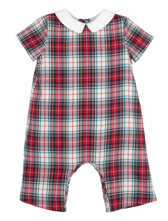 Gingerbread Plaid Boy Longall | Red