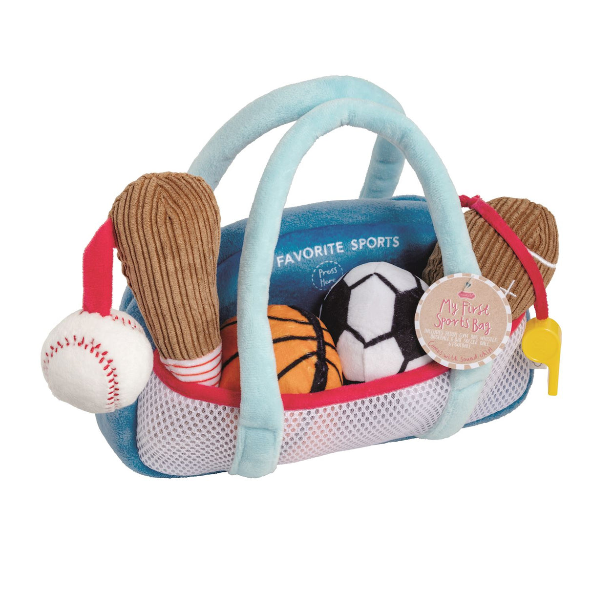 My Favorite Sports Plush Set