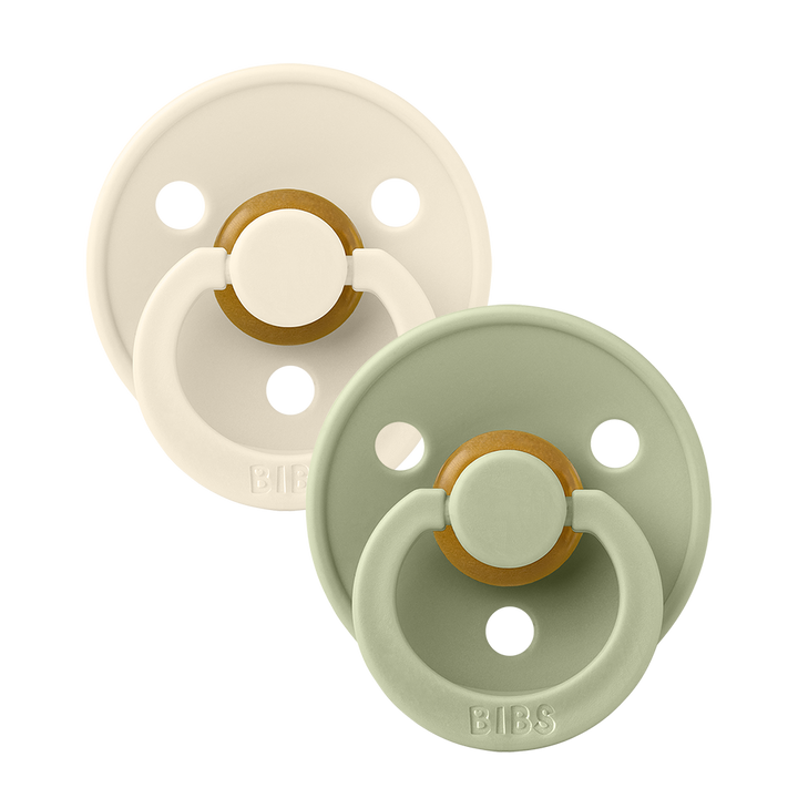 Bibs Pacifier Set of 2 | Sage & Ivory