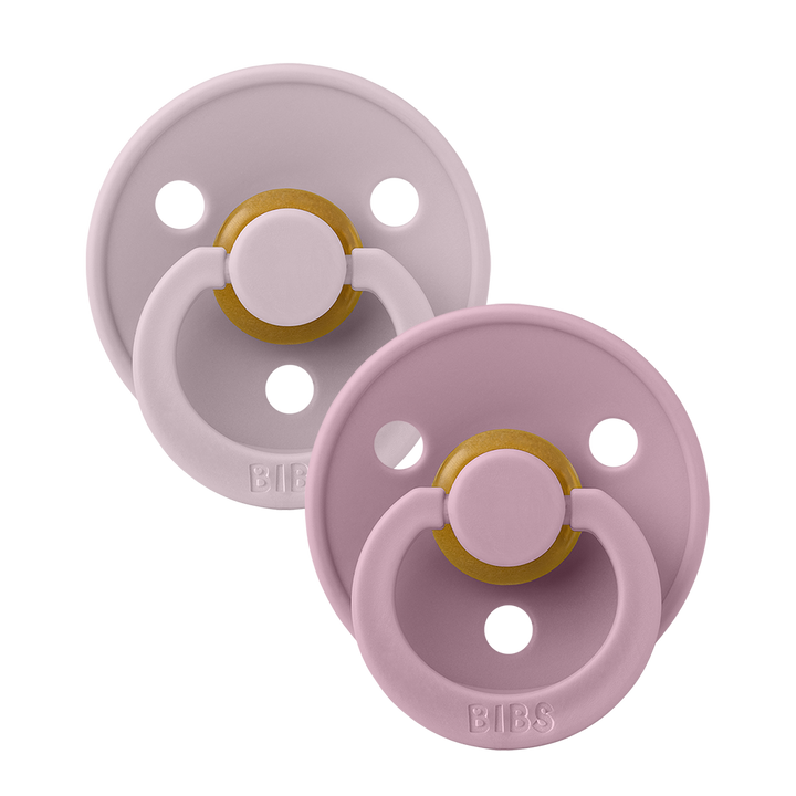 Bibs Pacifier 2 Pack | Dusty Lilac & Heather