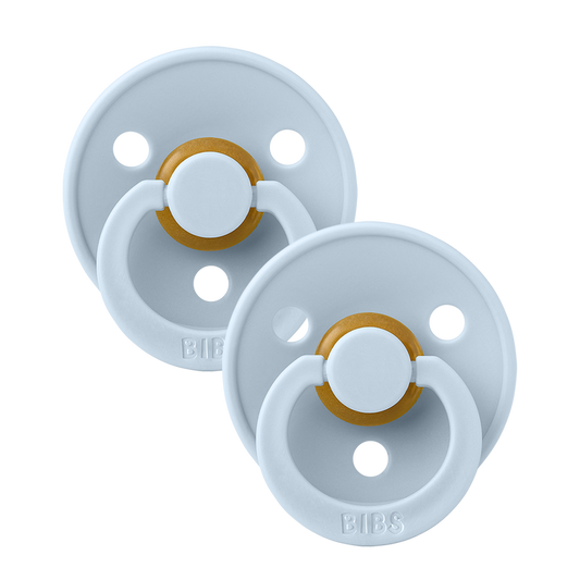 Bibs Pacifier Set of 2 | Baby Blue