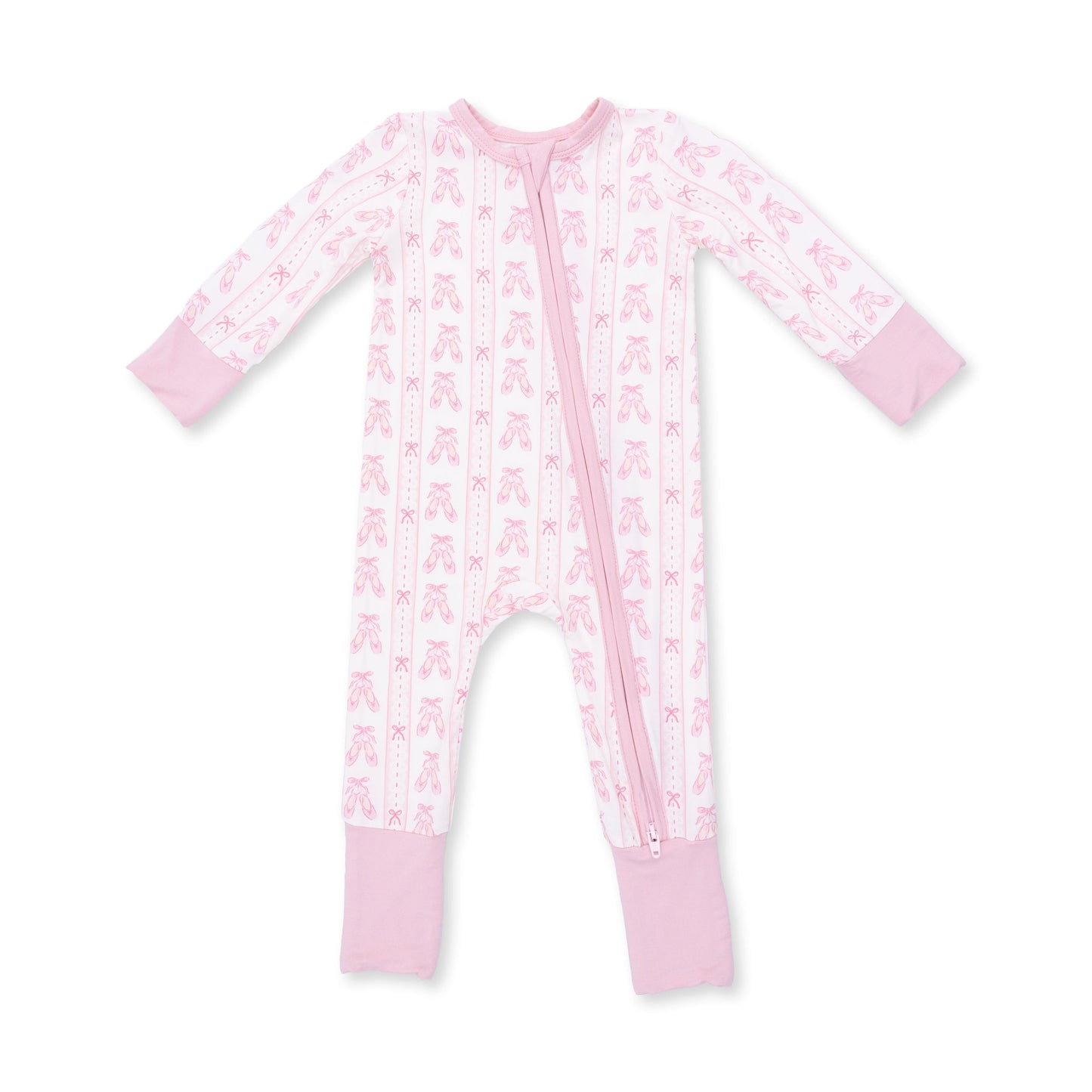 Ballet Shoes Ribbon Stripe | Convertible Romper