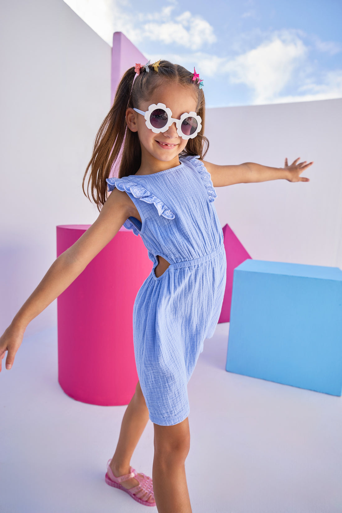 Cutout Dress | Hydrangea