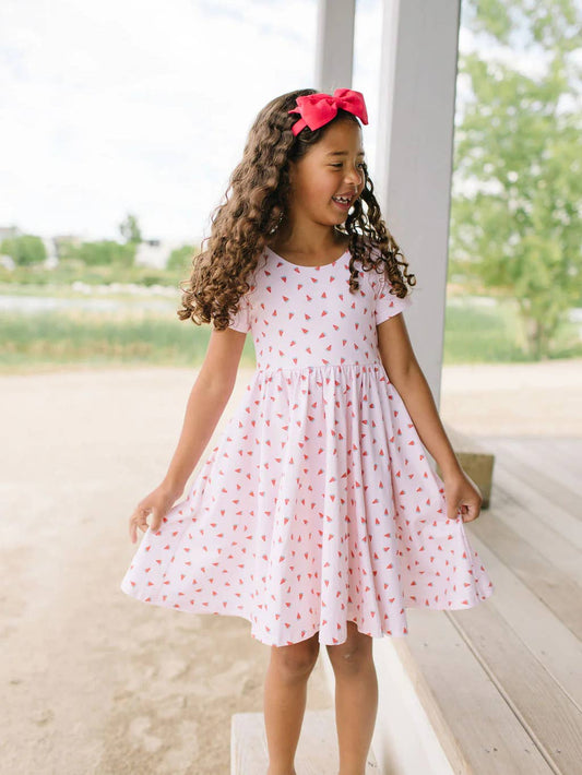 Classic Twirl Dress | Watermelon