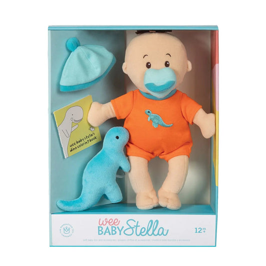 Wee Baby Stella Peach Tiny Dino Set