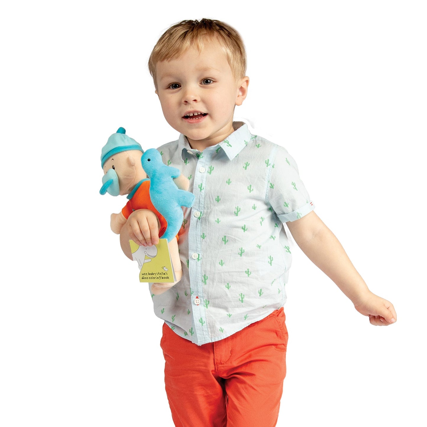 Wee Baby Stella Peach Tiny Dino Set