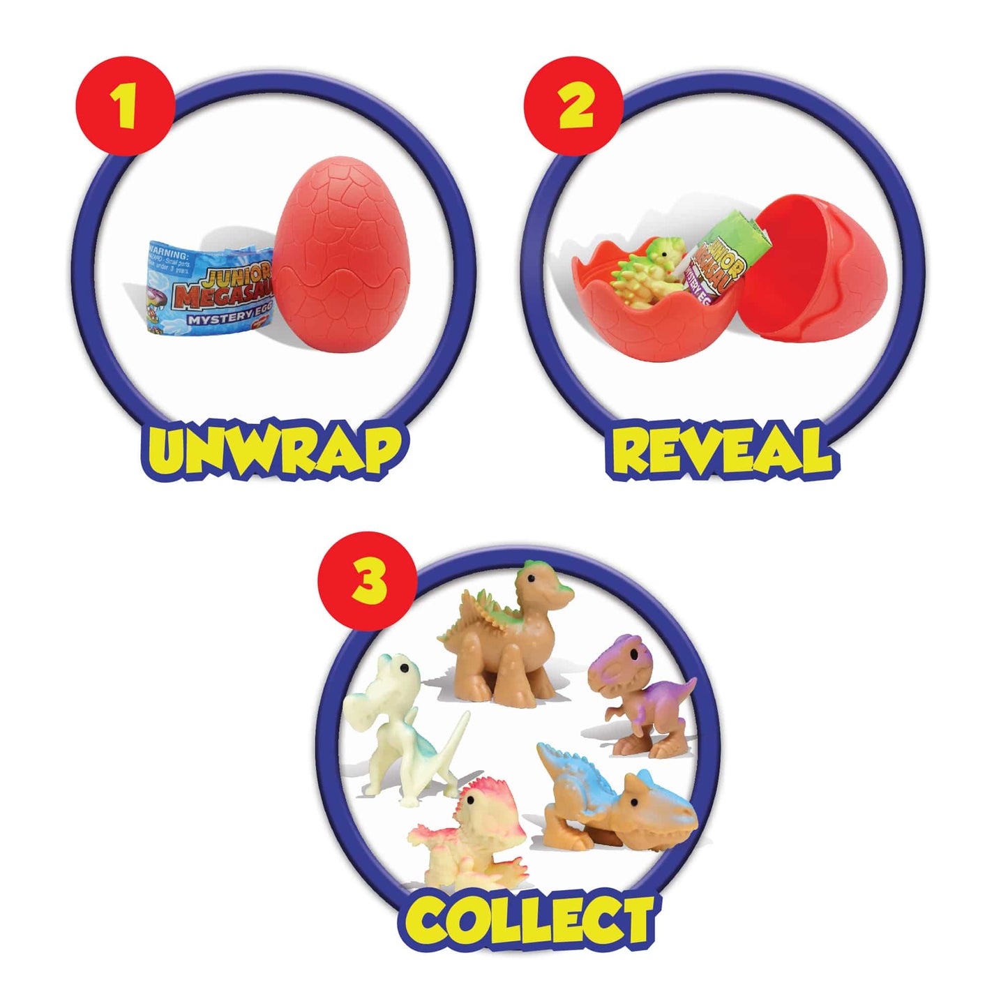 Junior Megasaur Dinosaur Mystery Egg