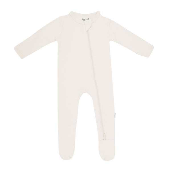 Zippered Footie | Oat