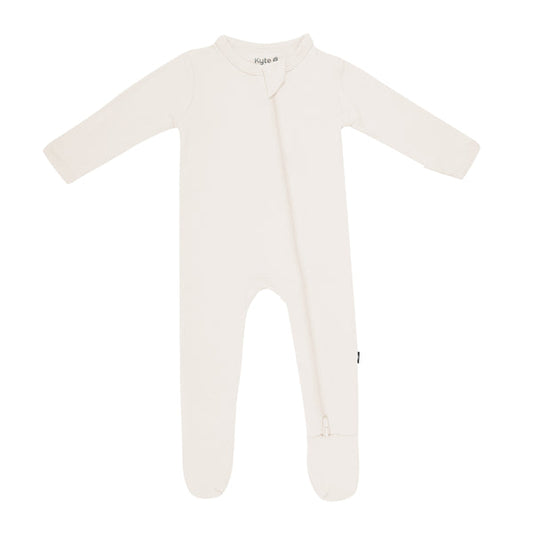 Zippered Footie | Oat