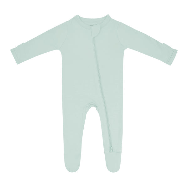 Zippered Footie | Sage