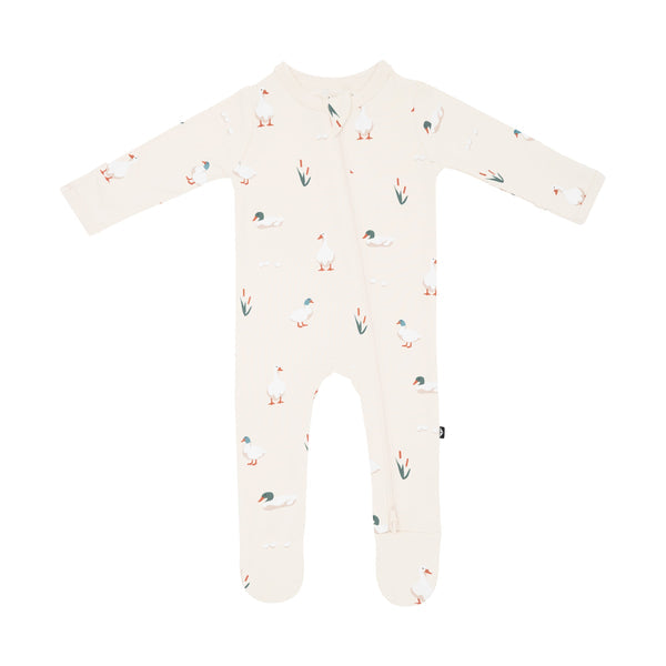 Zippered Footie | Duck