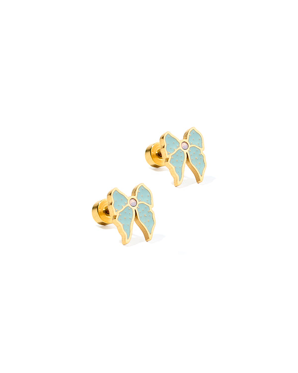 Screwback Stud Earrings | Finley Bow