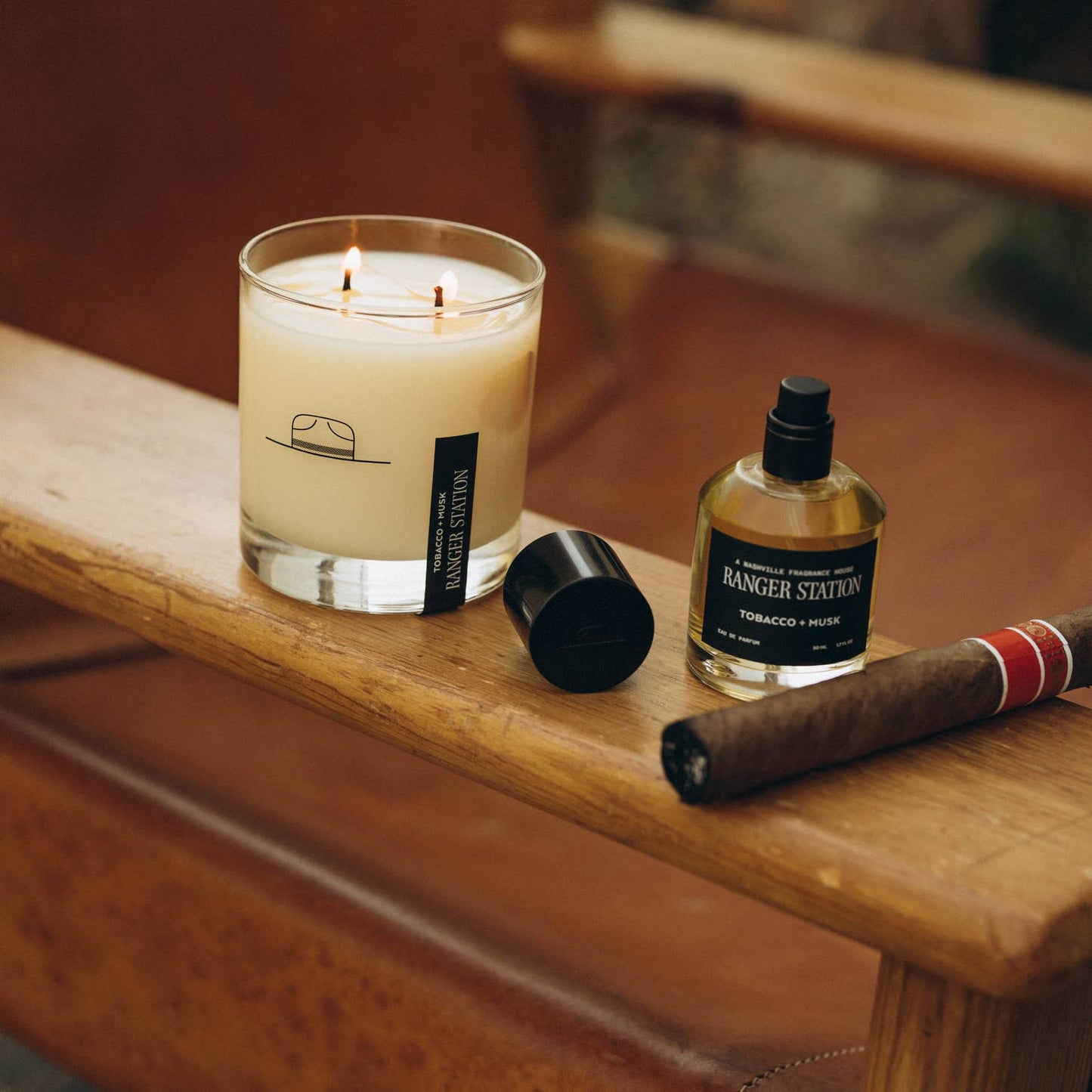 Tobacco + Musk Candle