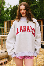 Reversible Graphic Print Sweatshirt | Alabama | Heather Grey