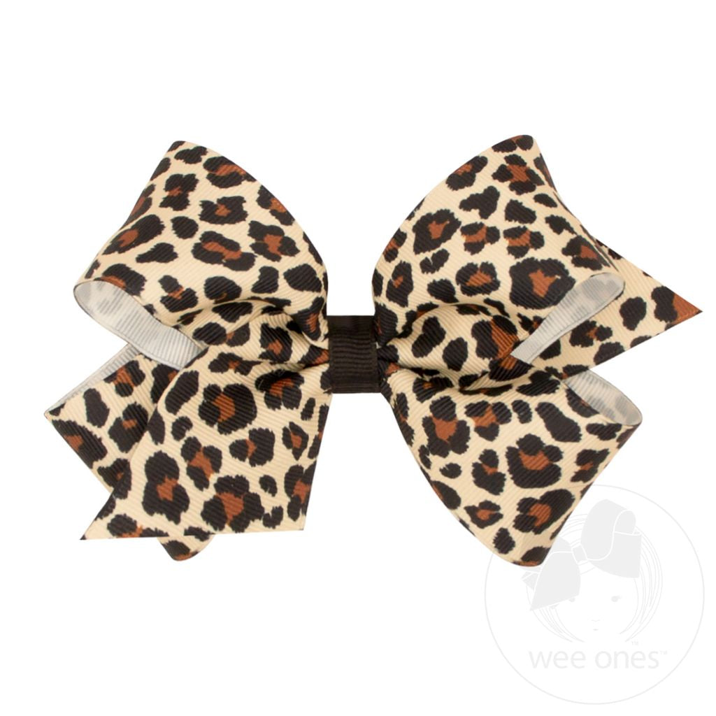 Medium Animal Print Bow