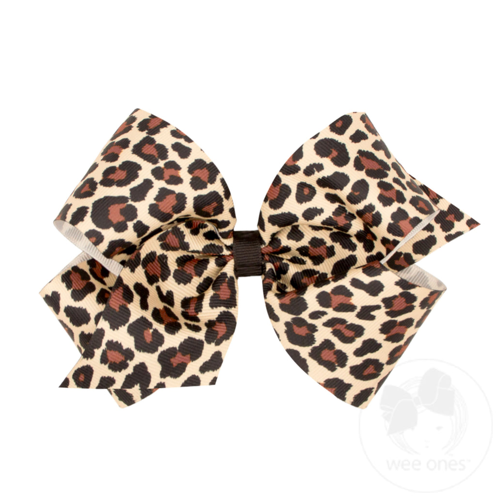 King Animal Print Bow