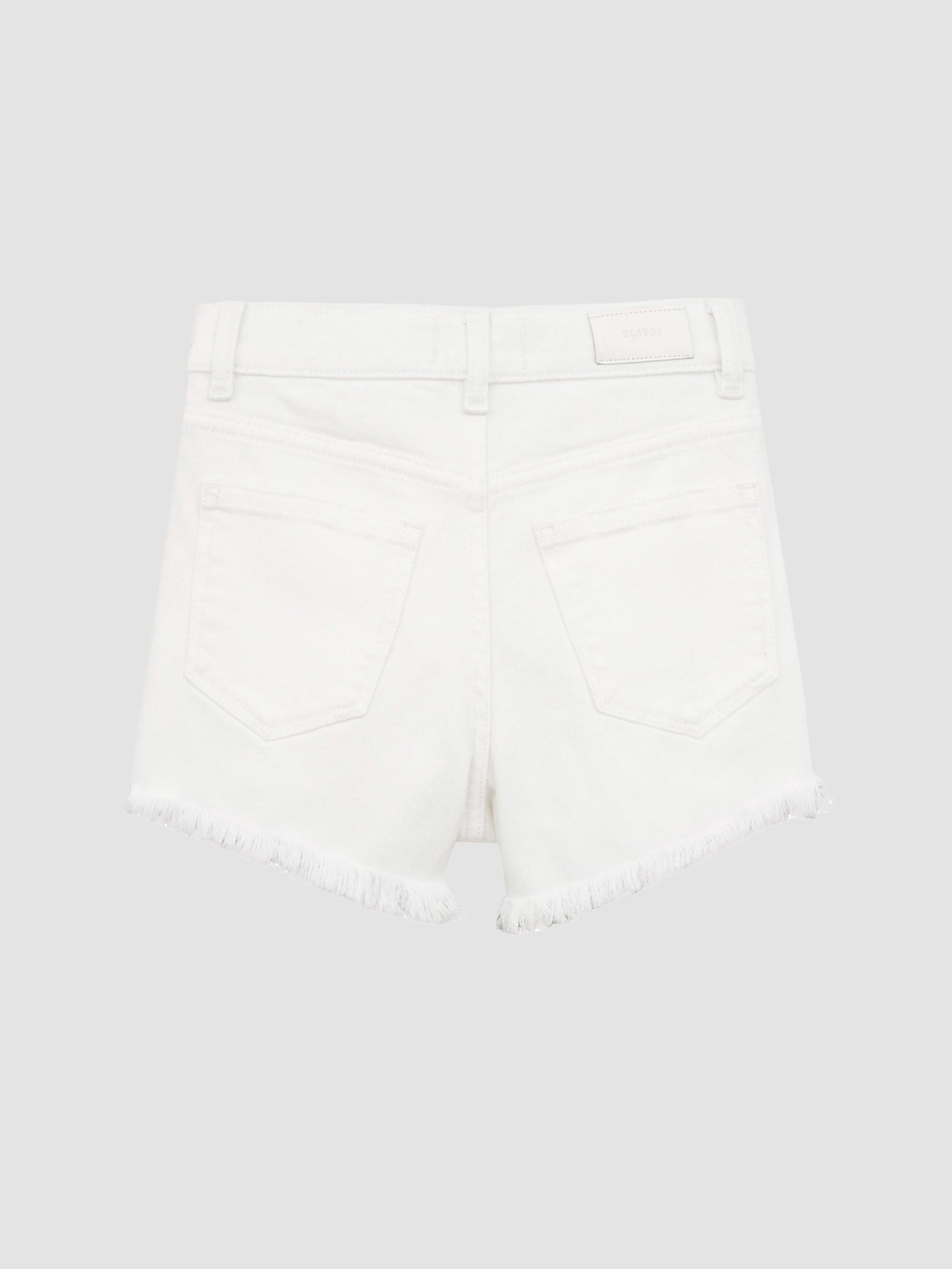 Lucy Jean Short | White Frayed