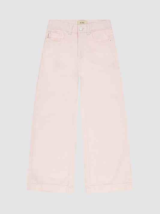 Lily Wide Leg Jean | Primrose Pink