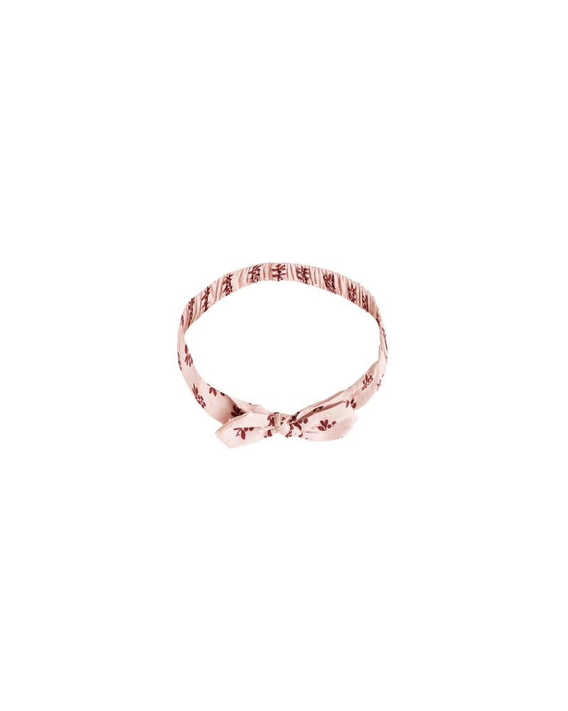 BABY BOW HEADBAND || BLUSH FLEUR