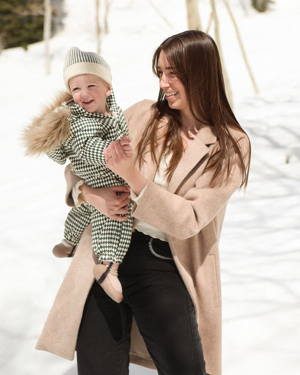 BEANIE || GREEN STRIPE