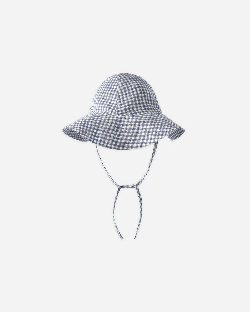 FLOPPY SUN HAT | MARINE GINGHAM