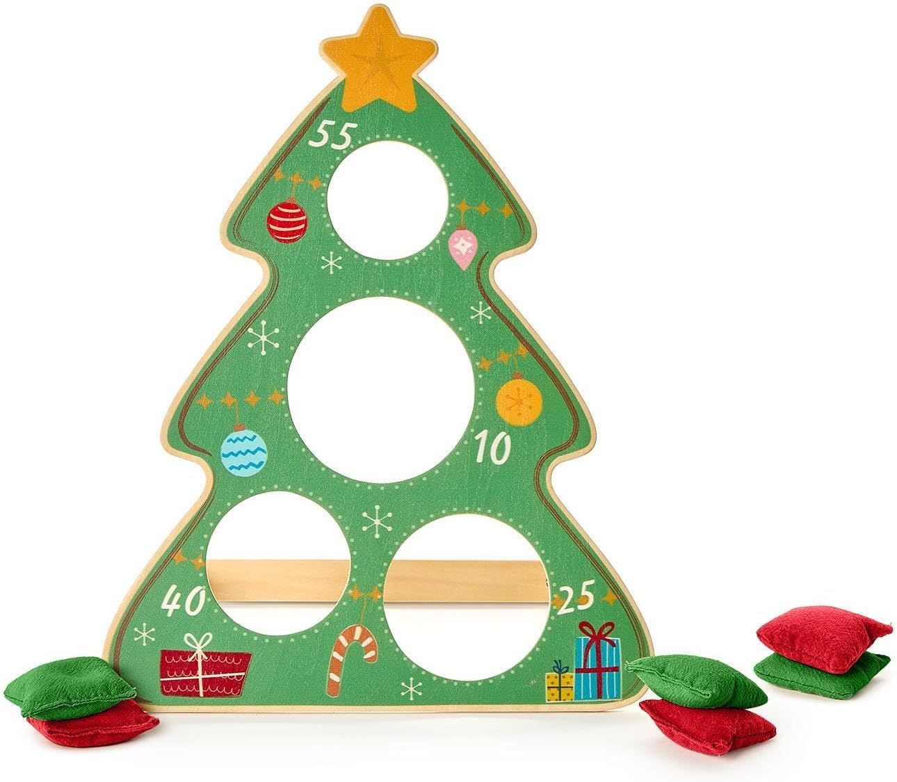 CHRISTMAS TREE TABLETOP BEANBAG TOSS
