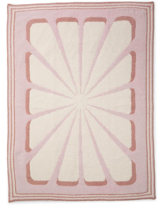 Cozychic® Floral Sunburst Stroller Blanket