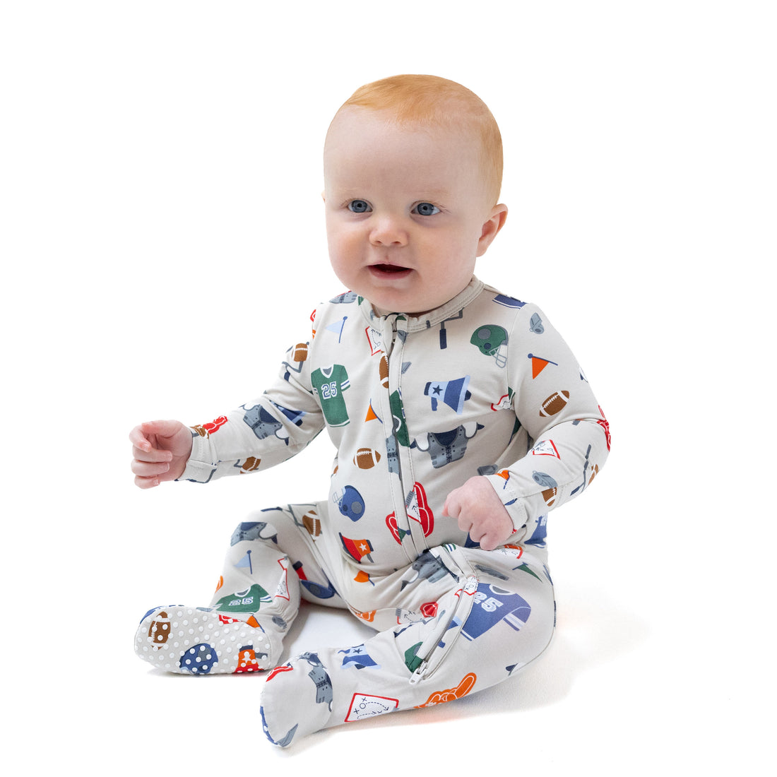 Game Day | 2 Way Zipper Footie
