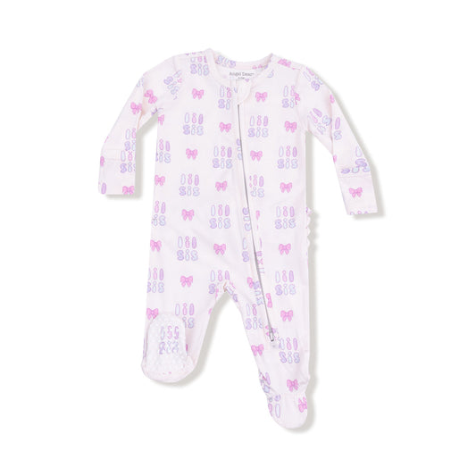 Lil Sis | 2 Way Zipper Ruffle Back Footie