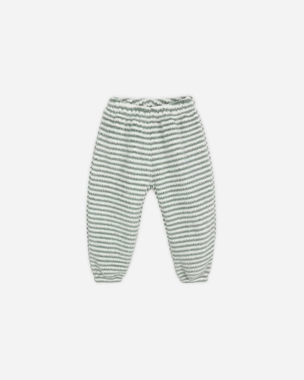 RELAXED SWEATPANT || EVERGREEN STRIPE