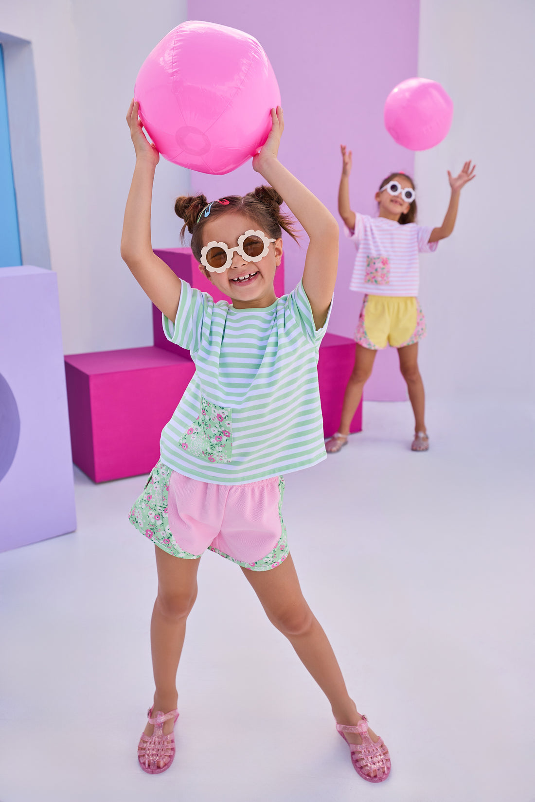 Track Shorts | Greenville Floral