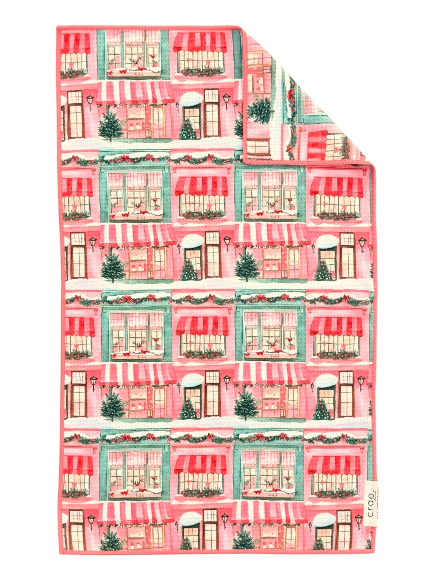 Christmas On Main | Double-Sided Hand Towel