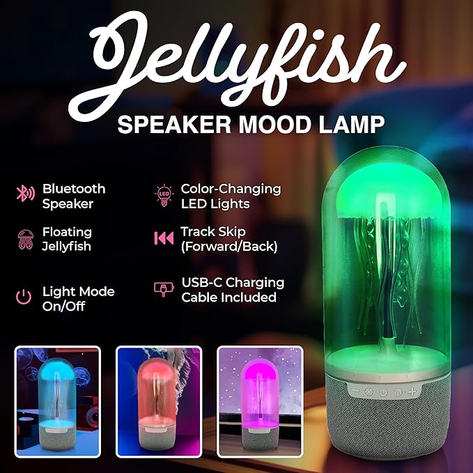 Jelly Fish Lamp with Bluetooth Speaker