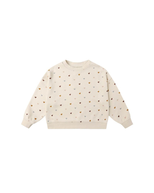 BOXY PULLOVER || HEARTS