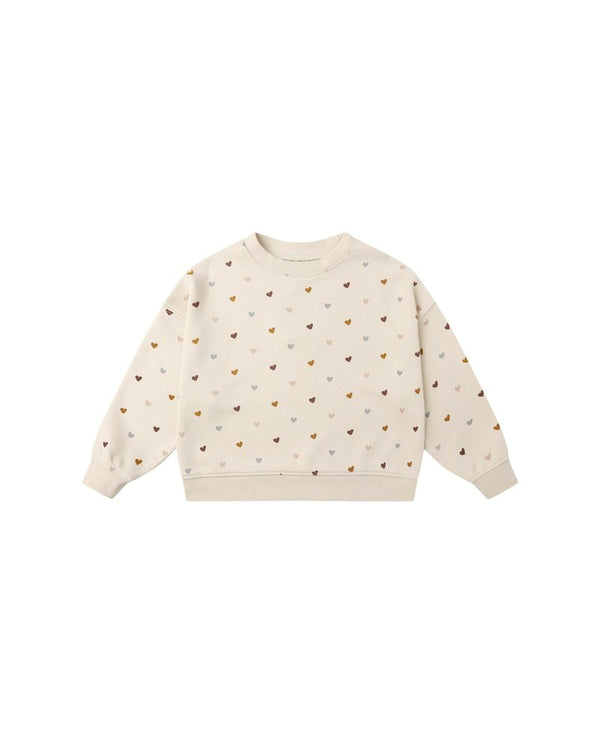 BOXY PULLOVER || HEARTS