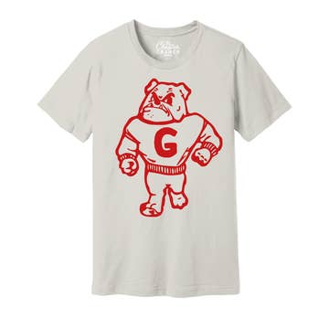 Kids Vintage G Bulldog Tee | White + Red