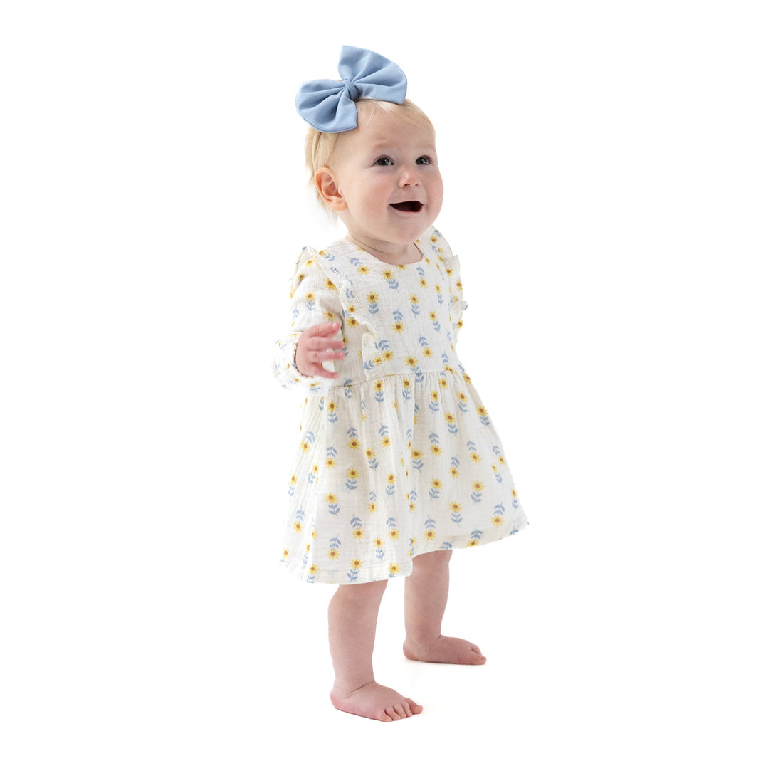 Ruffle Long Sleeve Bubble with Skirt | Western Sunflower