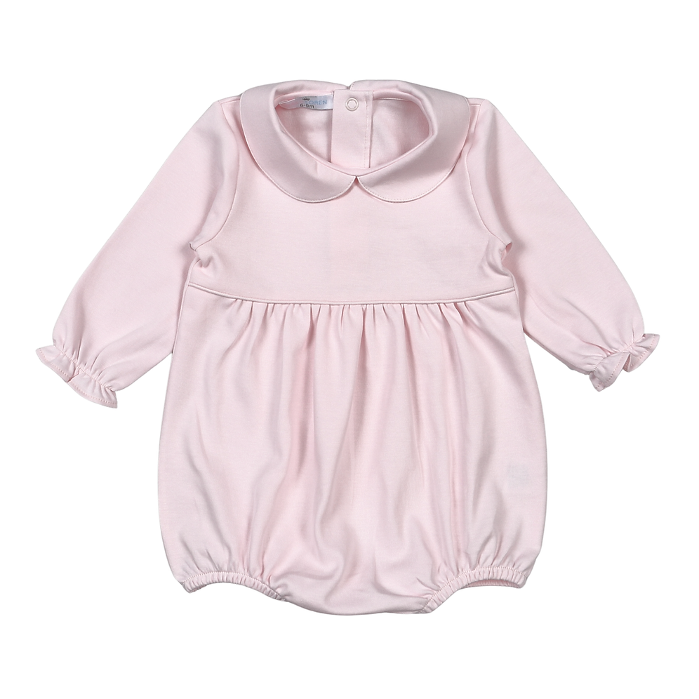 Pink Pima Bubble Long Sleeves