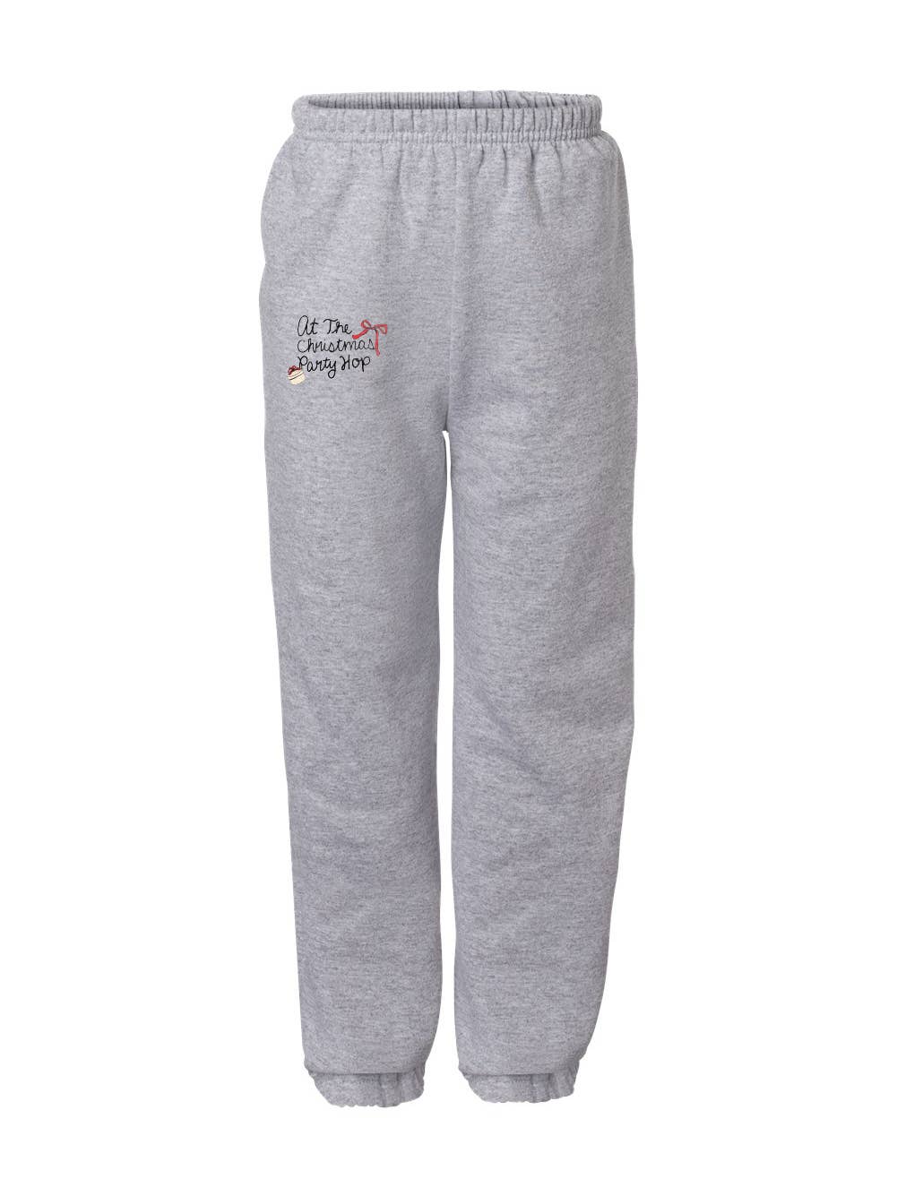 Youth At the Christmas Party Hop Gray Jogger Sweatpants