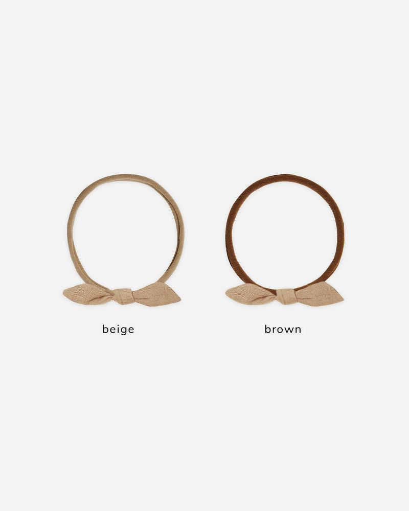 LITTLE KNOT HEADBAND || GOLDEN/BEIGE