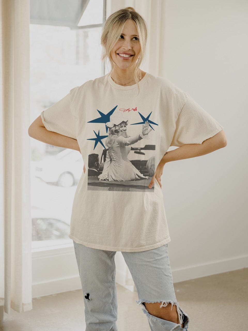 Women's Dolly Parton Tee | Off White