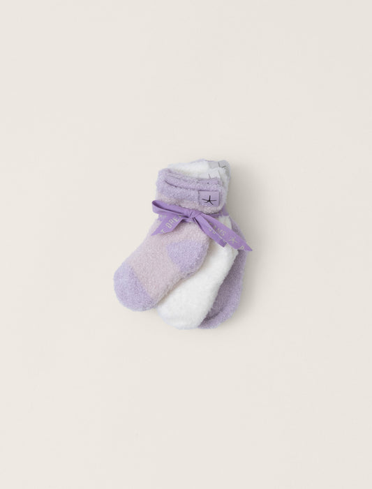 CozyChic Lite® Infant 3 Pack Sock Set | Lilac