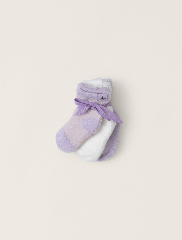 CozyChic Lite® Infant 3 Pack Sock Set | Lilac
