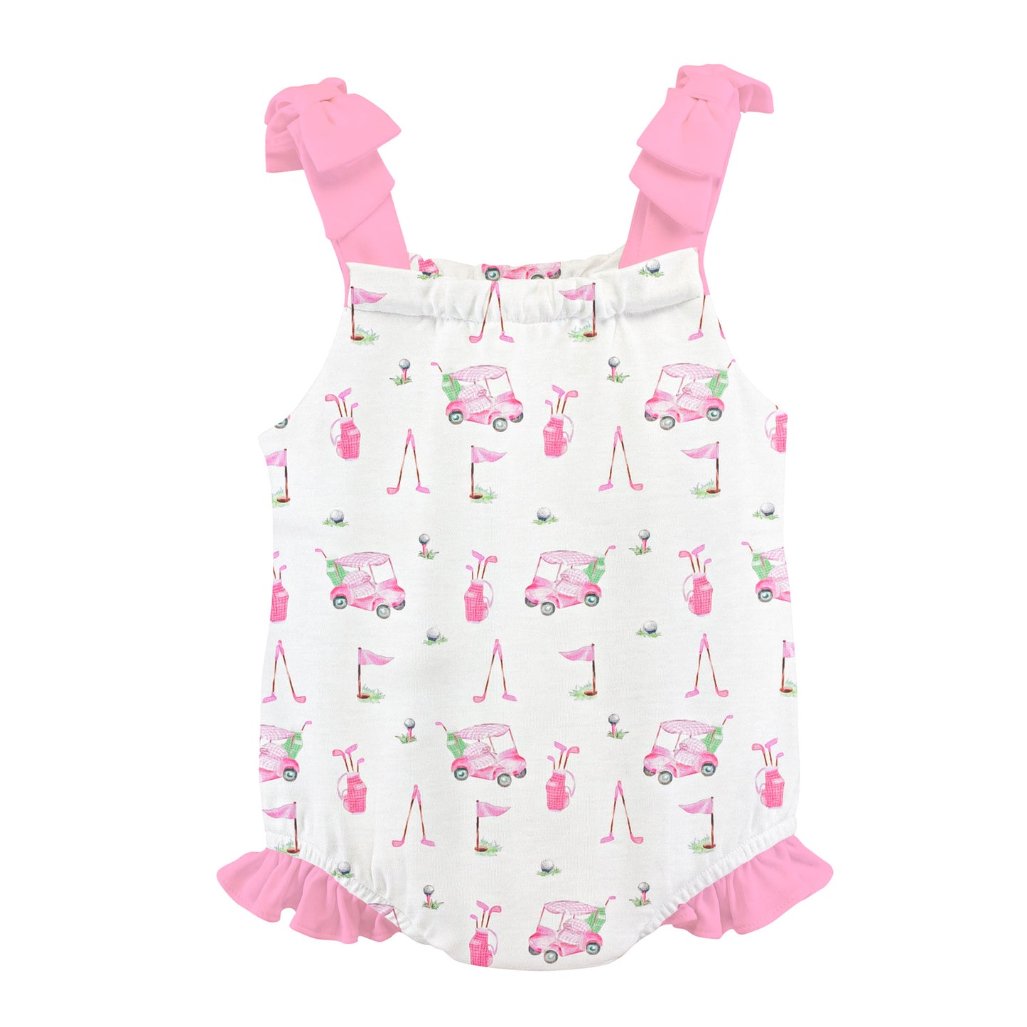 Pink Golf Bubble W/ Bows