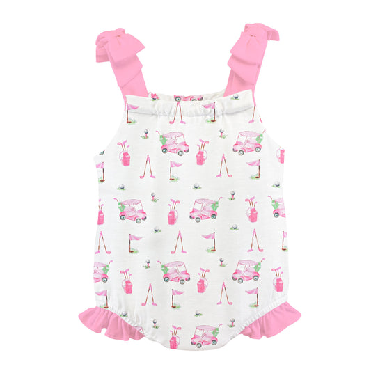 Pink Golf Bubble W/ Bows