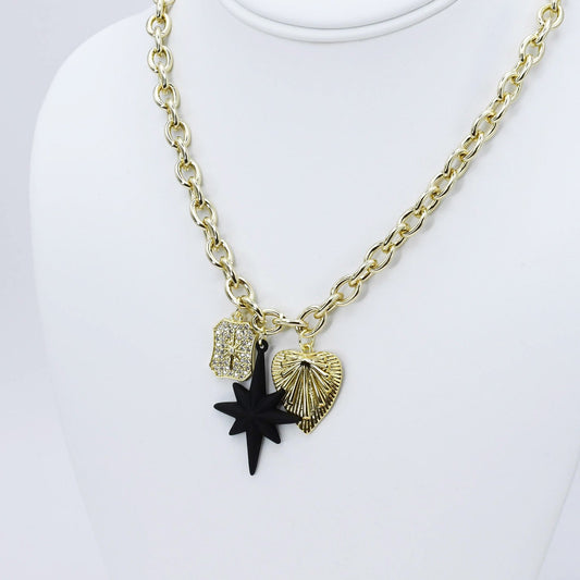 Black Space Necklace