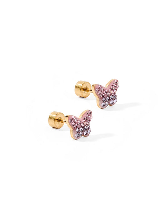 Screwback Stud Earrings | Bindi Butterfly