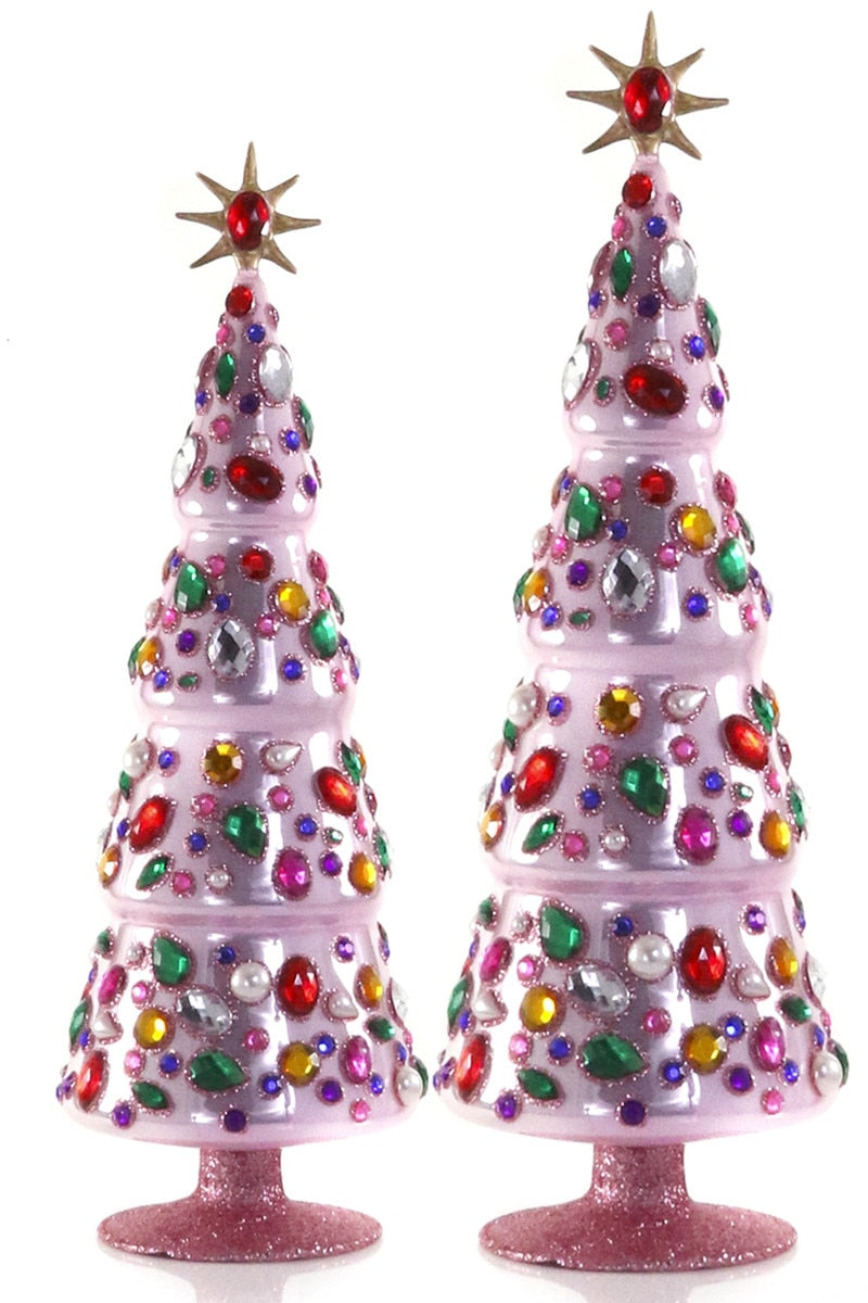 Collected Gem Trees | Pink | Set of 2